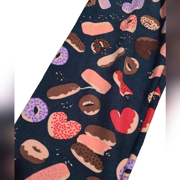 LULAROE donut leggings 12-18 T/C - Picture 6 of 7
